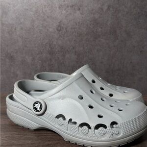 CROCS Light Gray Ventilated Clogs